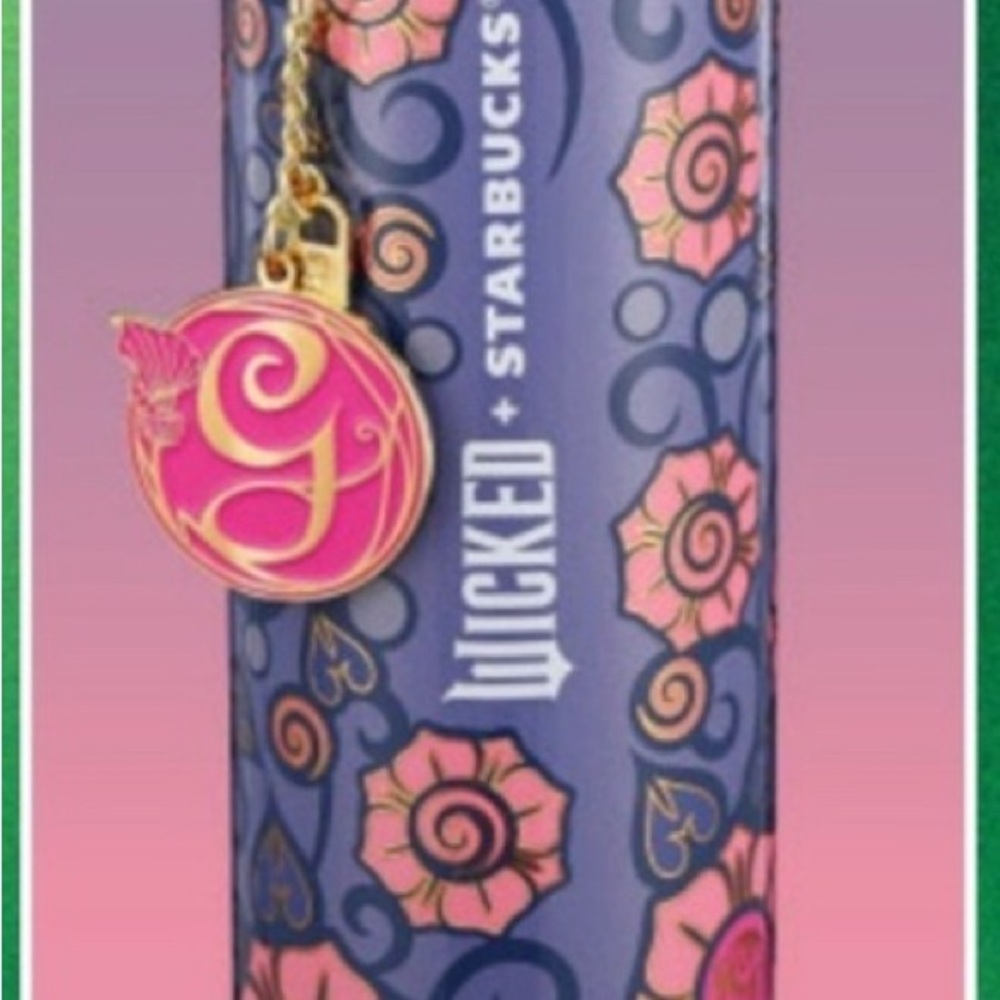 Starbucks Wicked Floral Tumbler Glinda